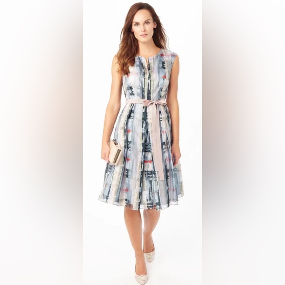 PHASE EIGHT Devere Panelled Dress Sz 12 - Picture 1 of 6